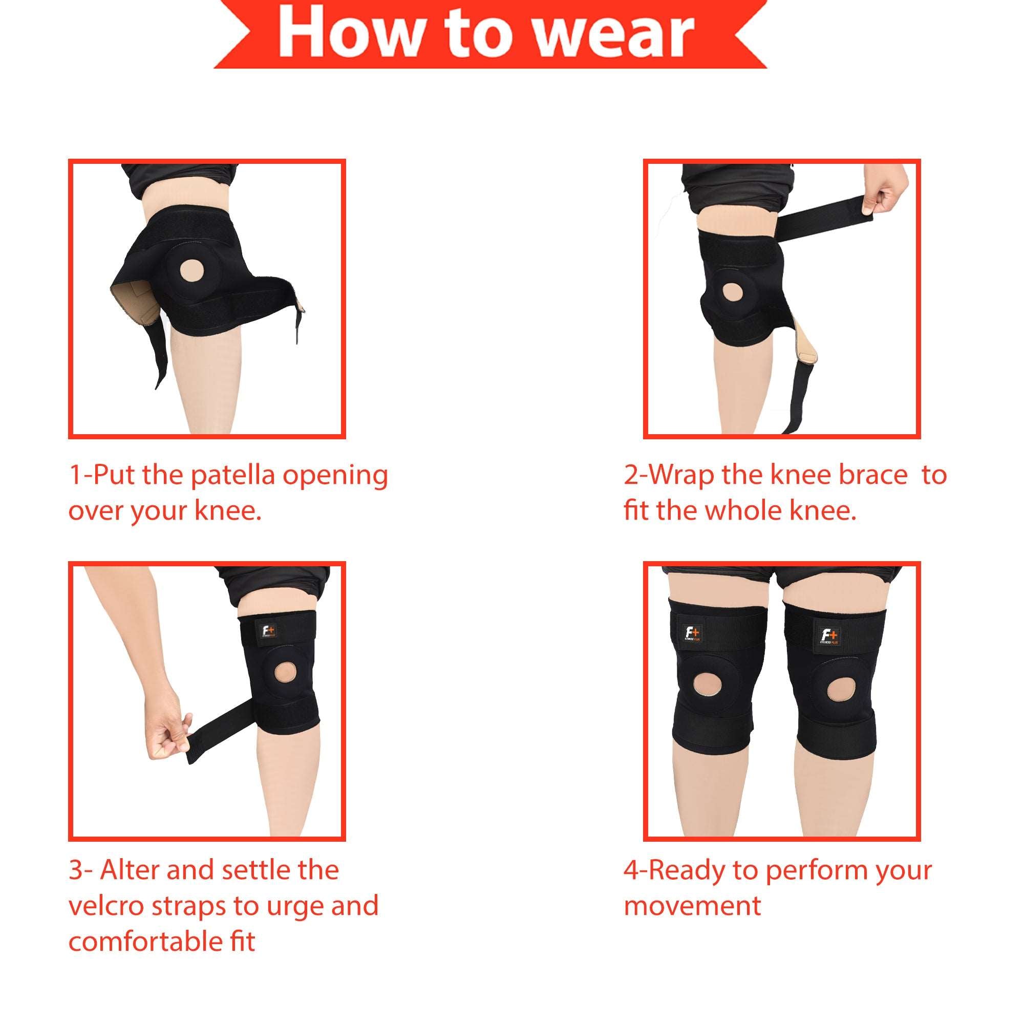 Knee Flexible Pain Relief Support  Brace