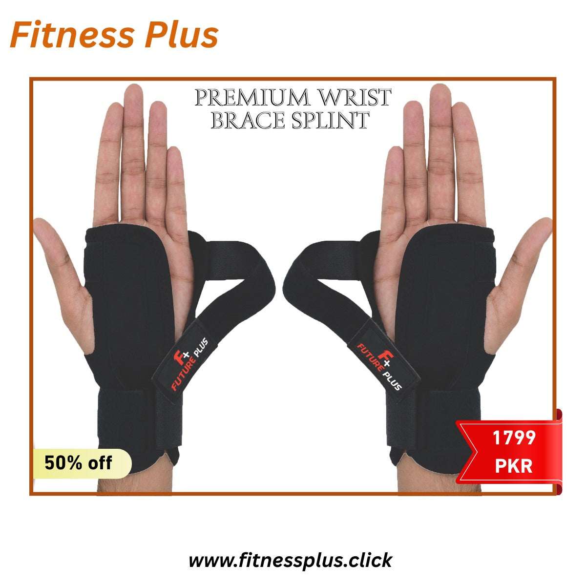 PainRelief Flexible Wrist Splints (Pair) – Support for Pain & Injury Recovery