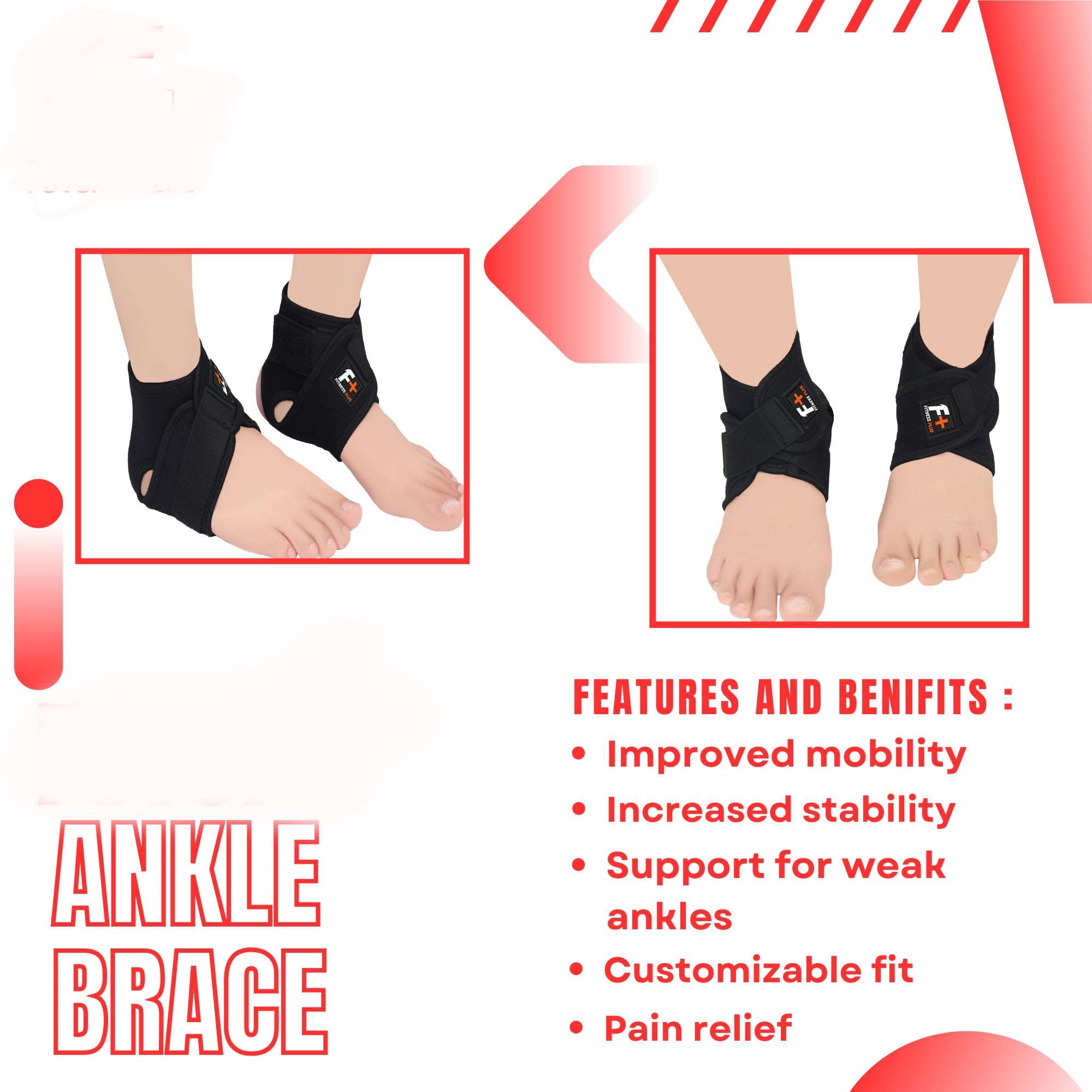 Flexible Ankle Support Brace