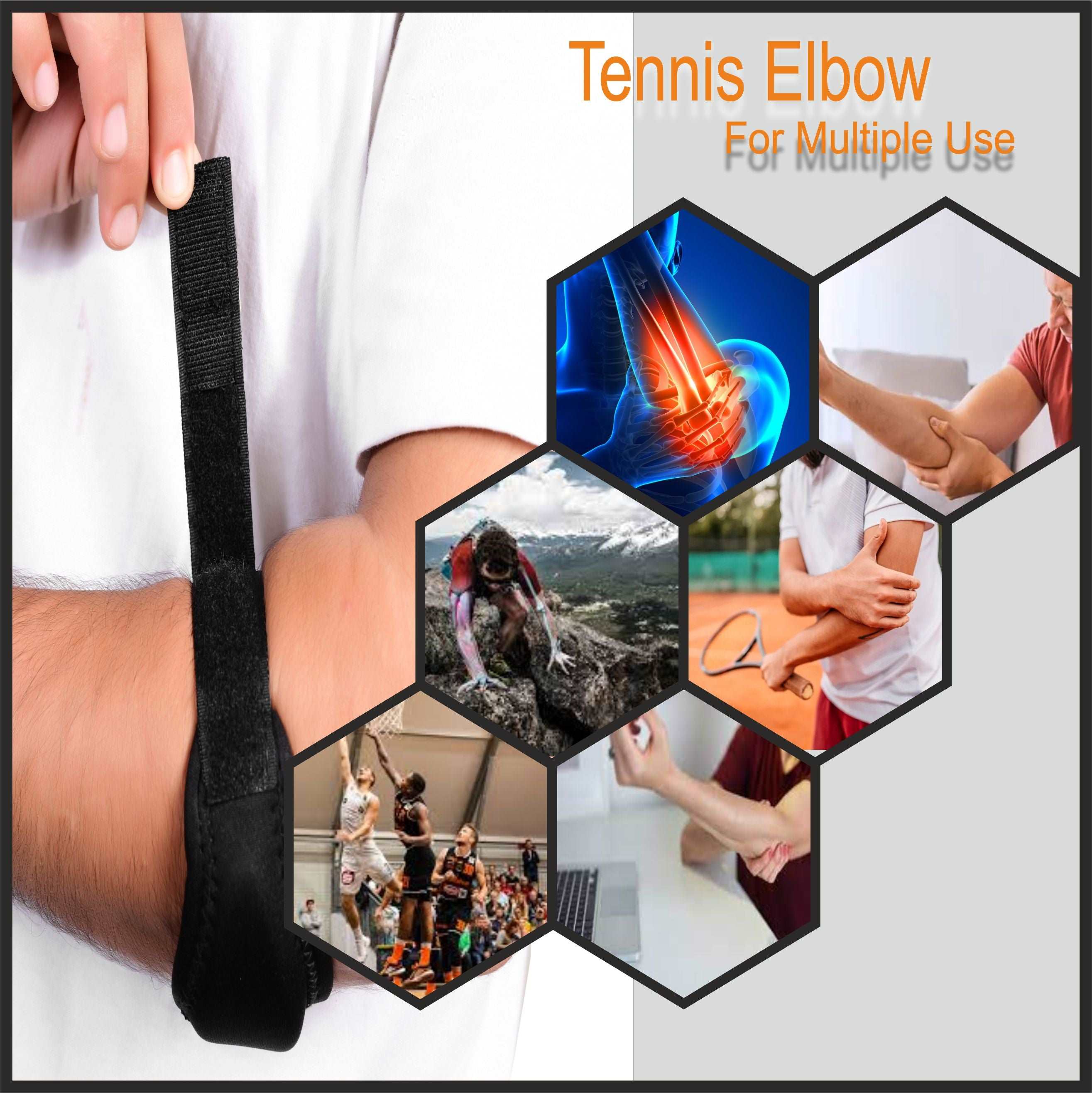 Fileable Tennis Elbow Support Brace