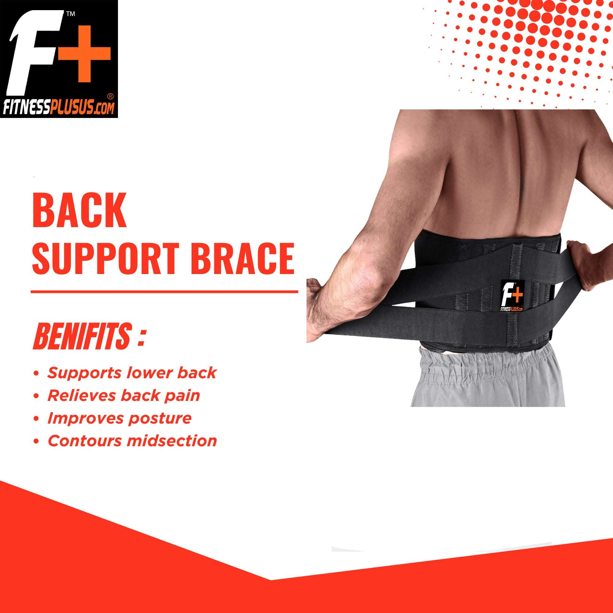 Lumber Back Support Belt Flexible Lower Back Pain Belt