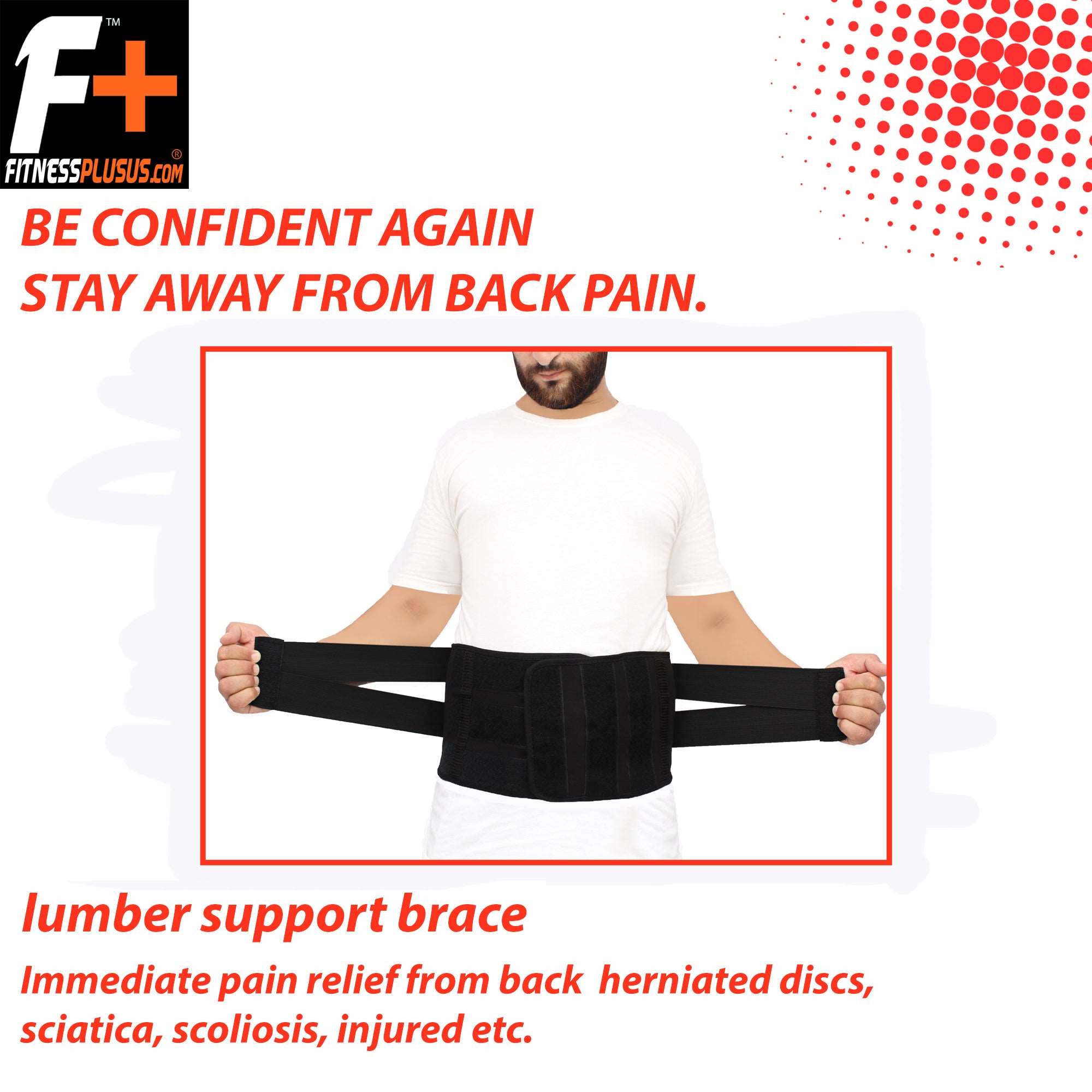 Lumber Back Support Belt Flexible Lower Back Pain Belt