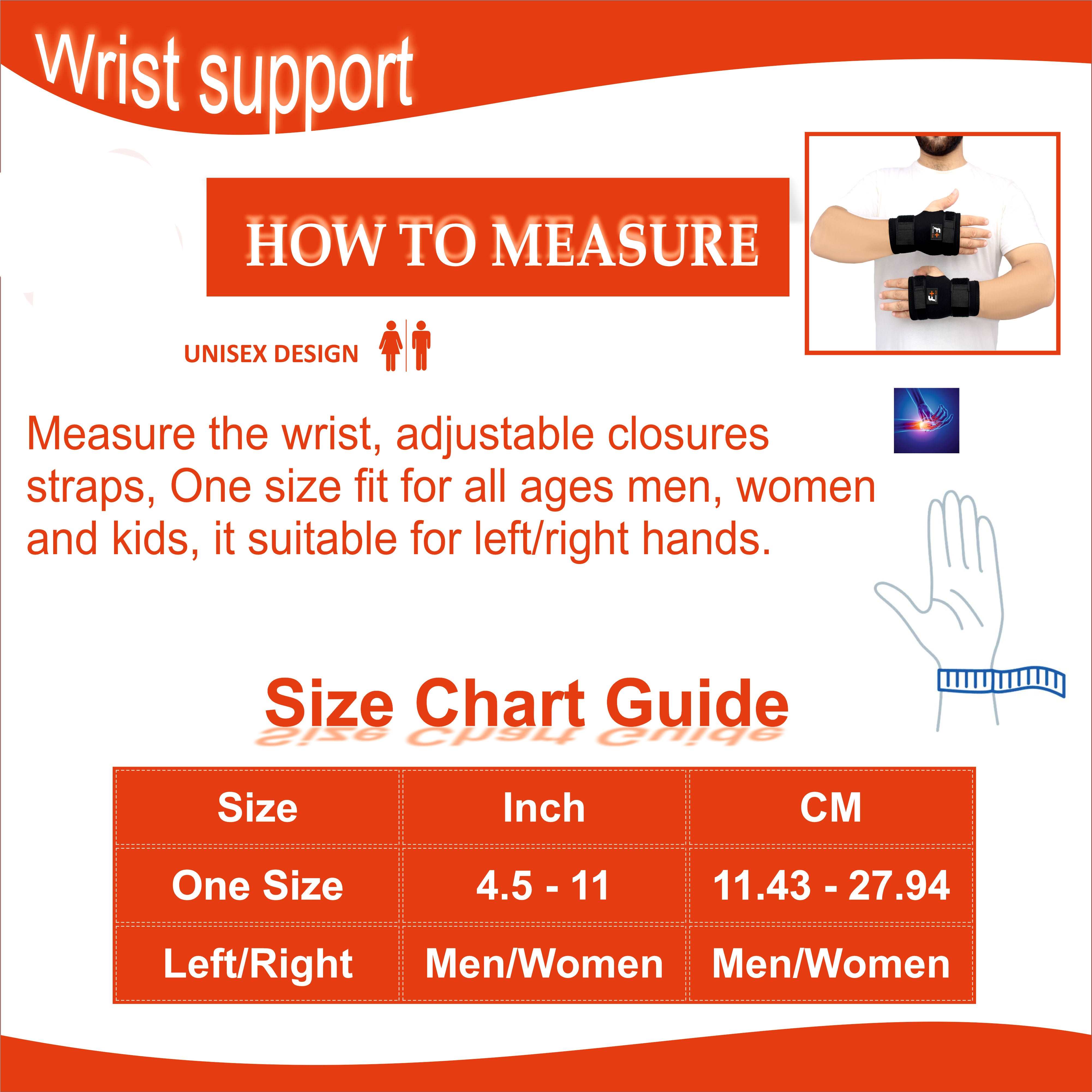 Wrist Hand Splint Flexible Support Brace