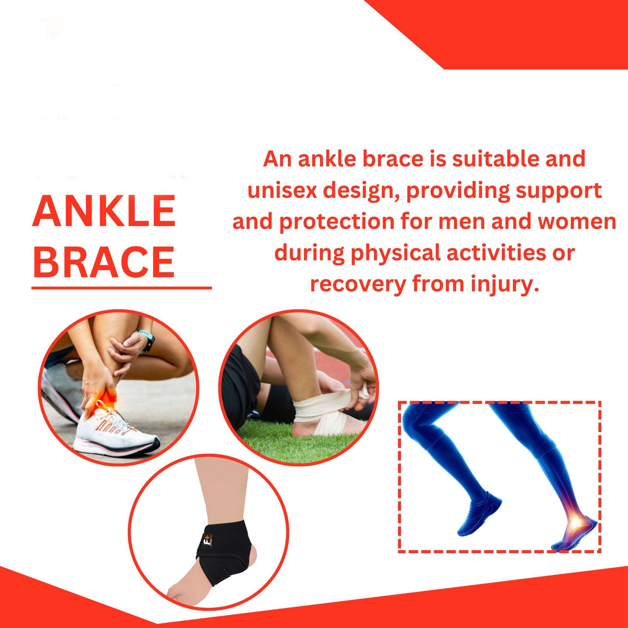 Flexible Ankle Support Brace