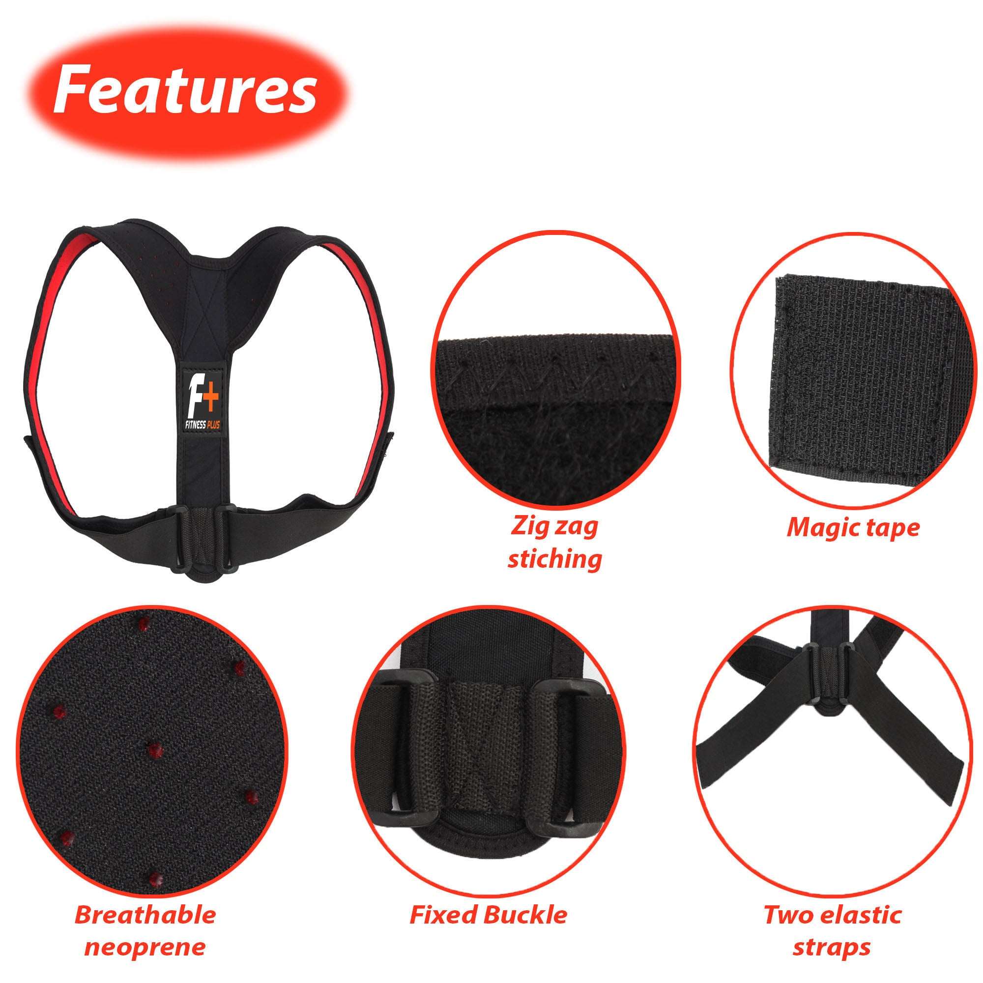 Posture Corrector Flexible Support Belt