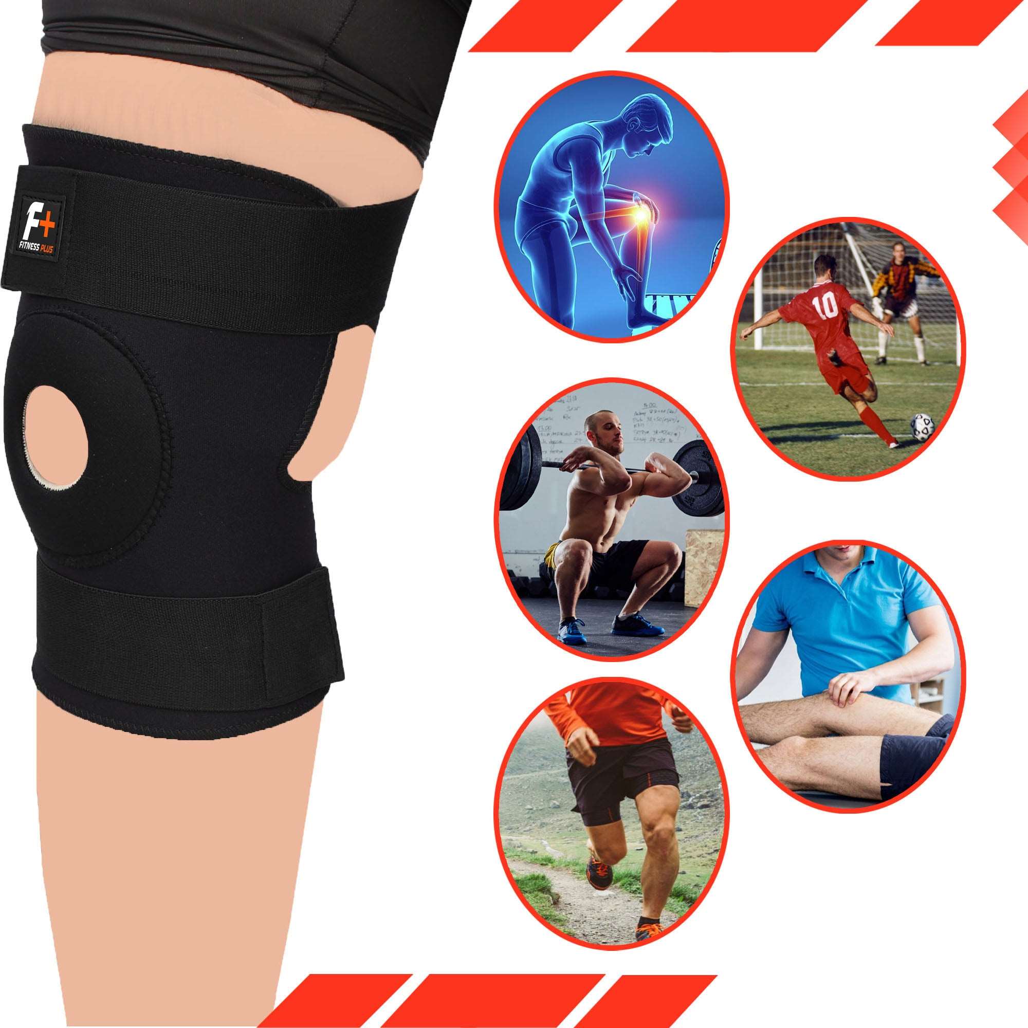 Knee Flexible Pain Relief Support  Brace