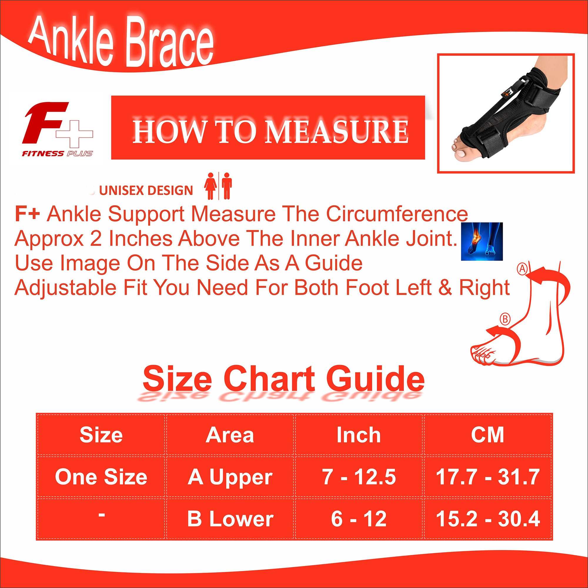 Ankle Splint Flexible  Support Brace