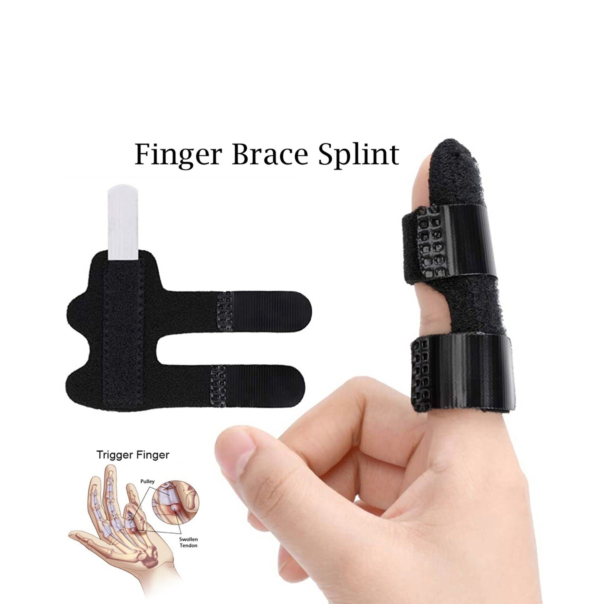 Flexible Compression Finger Support Braces